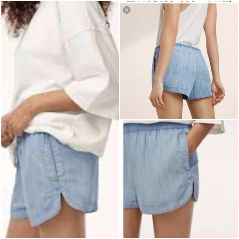 Aritzia Denim Looking Flowy Shorts